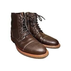 Kenneth Cole Reaction Klay Flex Boot Size 9.5 M Brown Gel Padded Insole Comfort